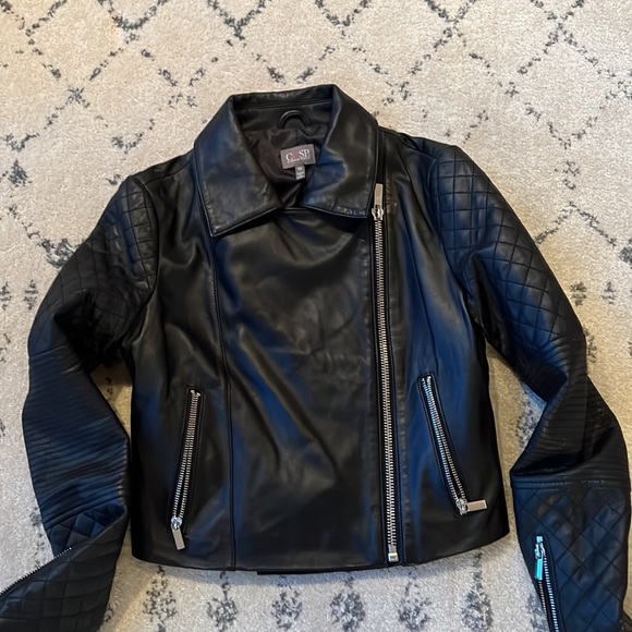 NWOT Cusp Black Leather Jacket Size XS! - Picture 2 of 9